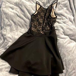 Black cocktail dress
